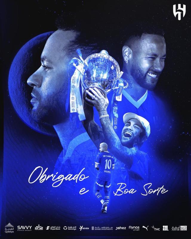 亚博-内马尔与利雅得新月解约 为重返桑托斯铺平道路